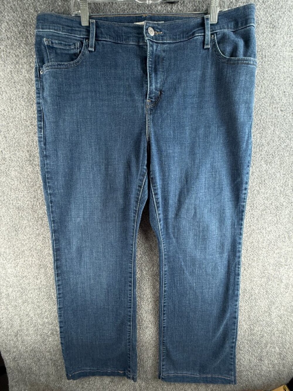 Levis 725 Jeans Women 18W Blue High Rise Bootcut Dark Wash Denim ACTL 38X29